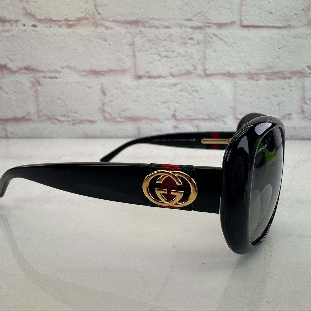 Rare Authentic Vintage Web Gucci GG 3644/S D28WJ Black 56mm Polarized Sunglasses - Picture 9 of 15